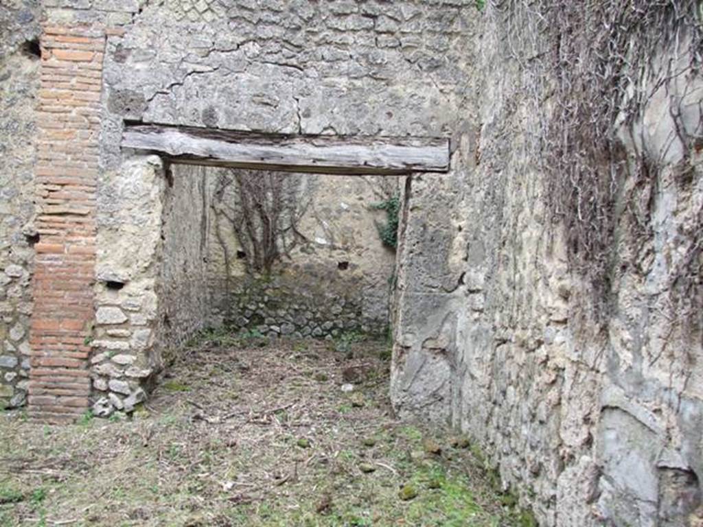 VII.11.14 Pompeii. March 2009. Room in south-east corner of garden area �B�, looking east.