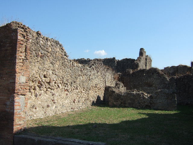 VII.12.5 Pompeii. December 2007. West wall.