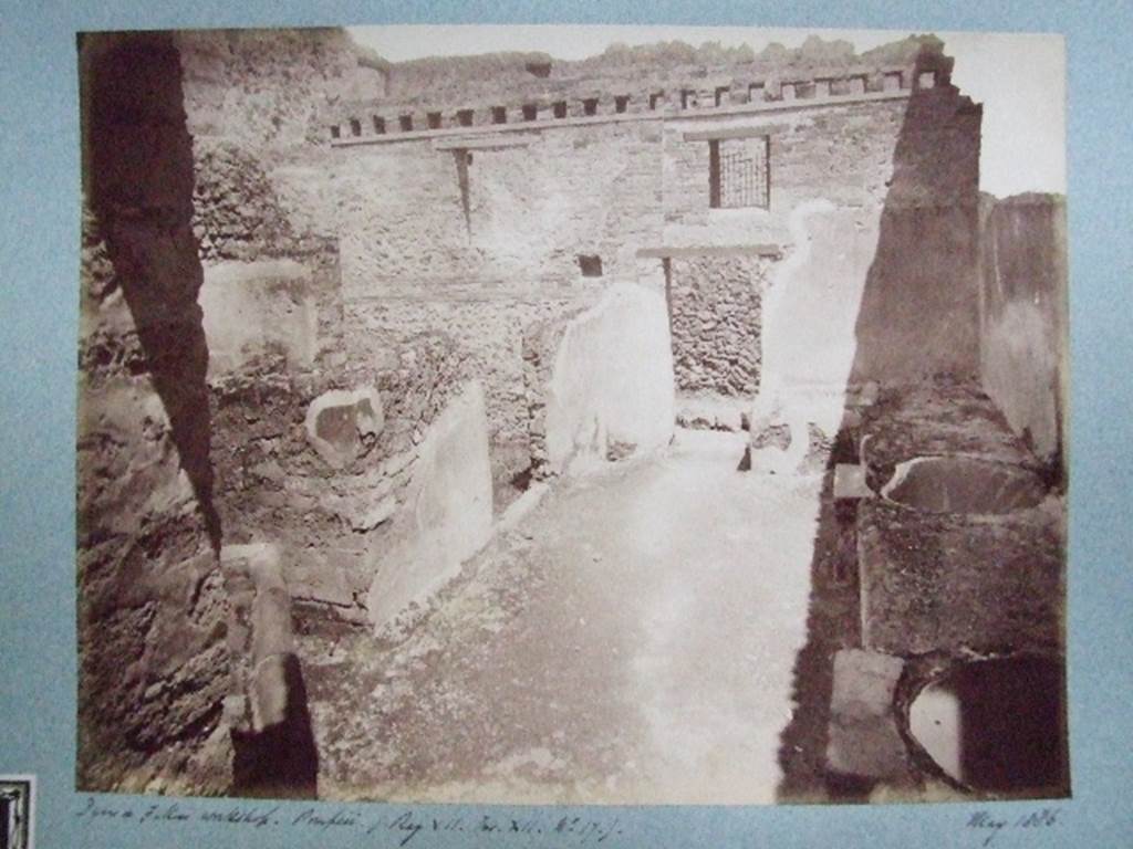 VII.12.17 Pompeii. May 1886. View from VII.12.21. Old photograph courtesy of the Society of Antiquaries, Fox Collection.