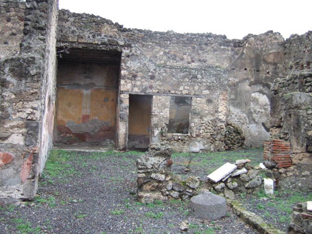 VII.12.26 Pompeii. December 2005. Looking north from Portico area, to rear.