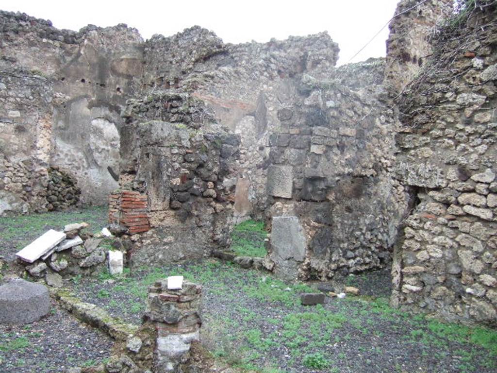 VII.12.26 Pompeii. December 2005. Looking north east across Portico area.