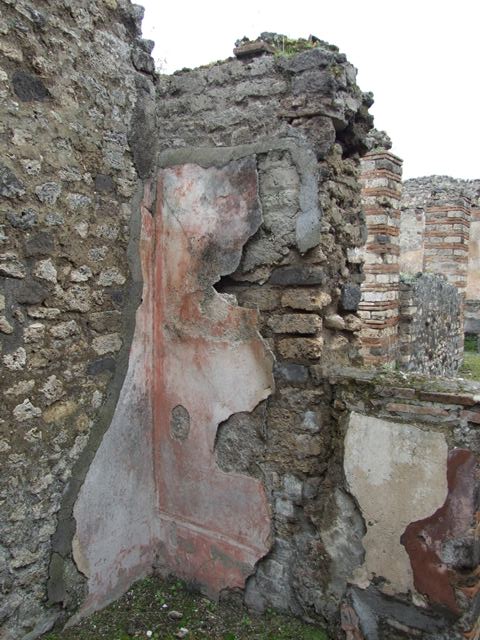 VII.14.5 Pompeii.  March 2009. Room 16.  Looking east and Upper floor.