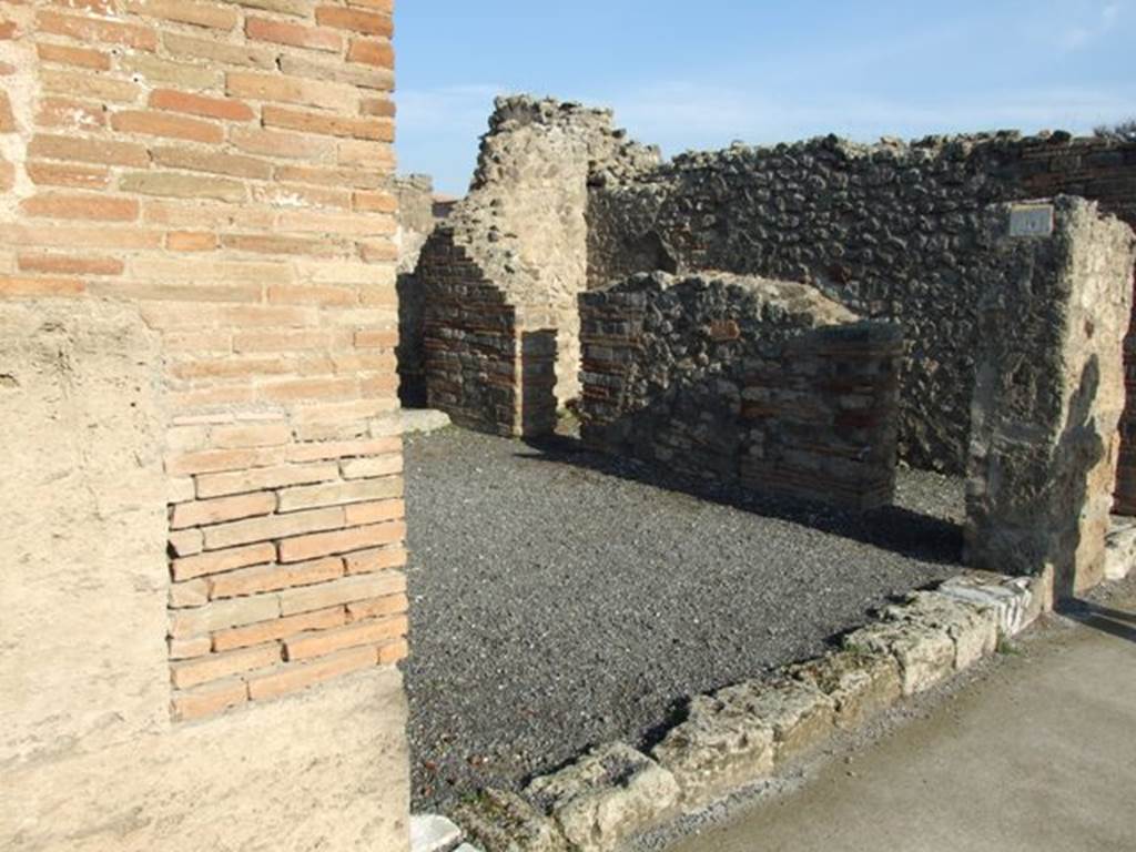 VII.14.6 Pompeii. December 2007. East wall of rear room.
