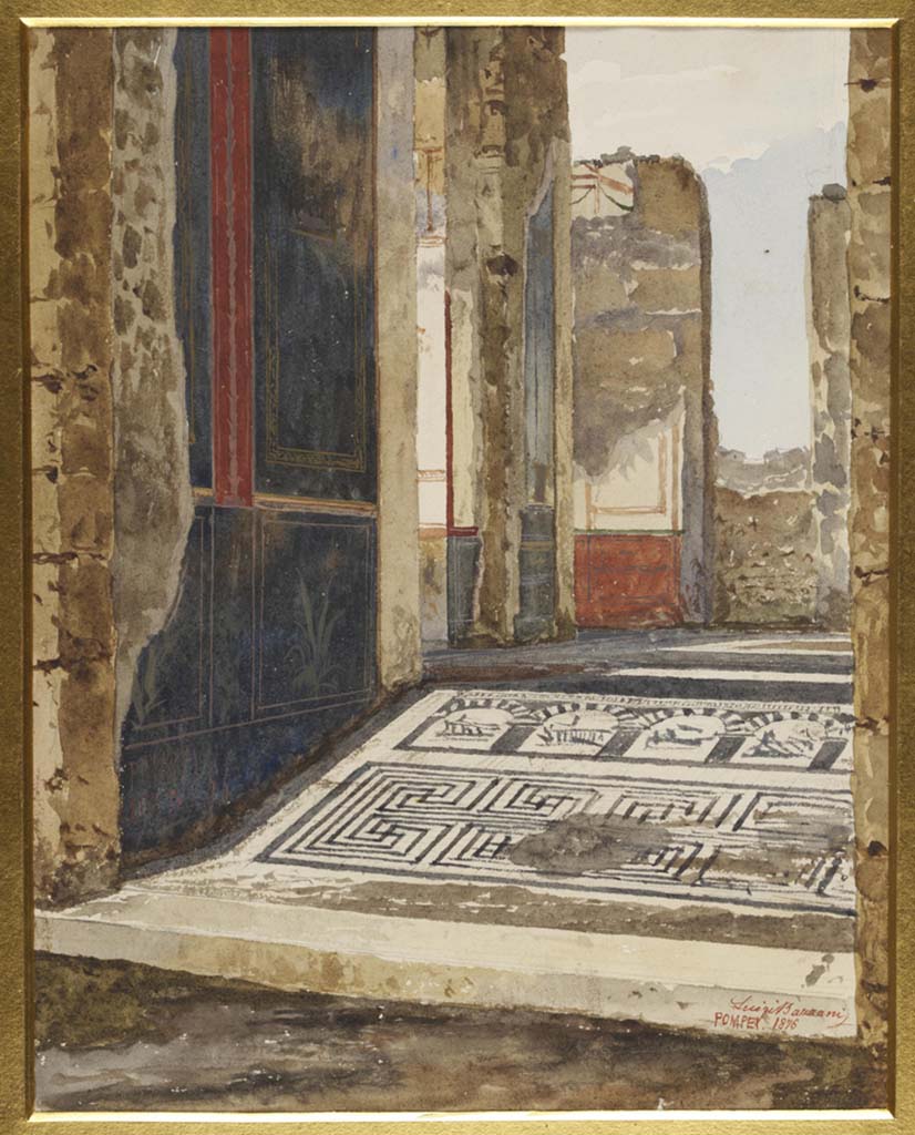 VII.15.2 Pompeii. December 2007. Second connecting door to Atrium of VII.15.1 on West side of Atrium of VII.15.2