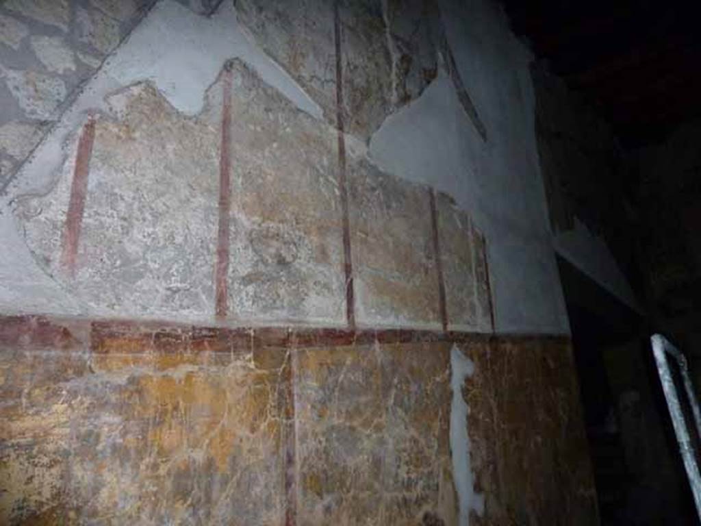 VII.16.a Pompeii. May 2010. Corridor D, north wall.