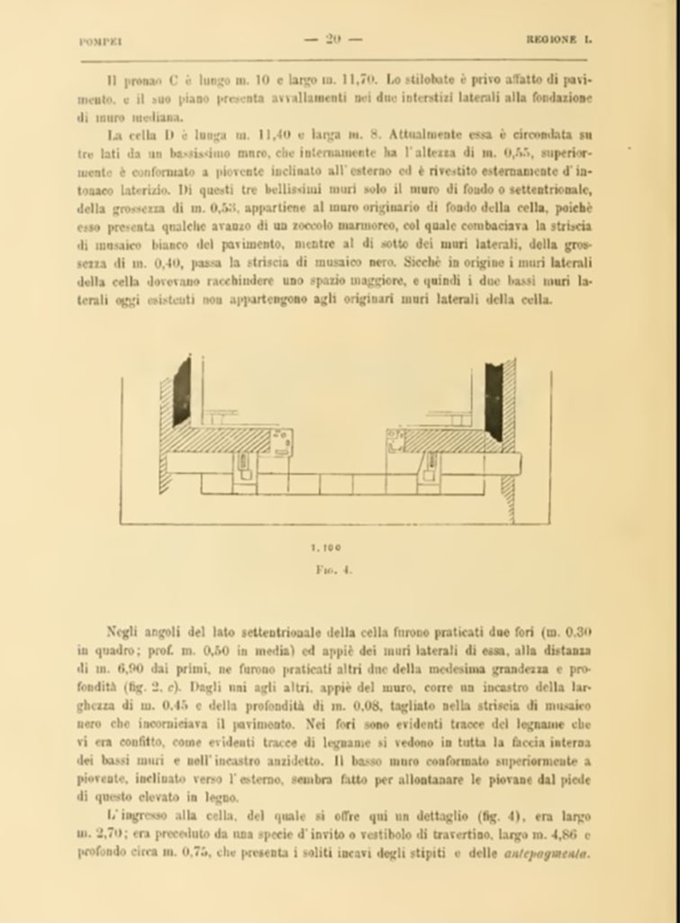 VIII.1.3 Pompeii. Notizie degli Scavi di Antichit�, 1899, Page 20.