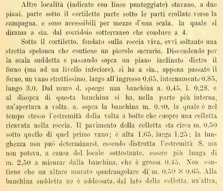 VIII.2.16 Pompeii. Bullettino dell�Instituto di Corrispondenza Archeologica (DAIR), 7, 1892, p.15.