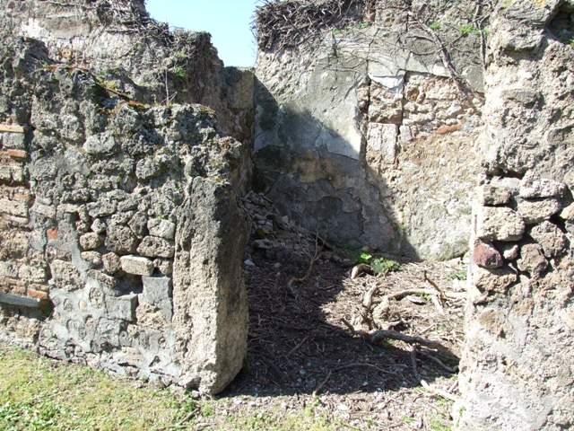VIII.3.4 Pompeii.  March 2009.    Room 19.  Corridor looking north to entrance at VIII.3.6 