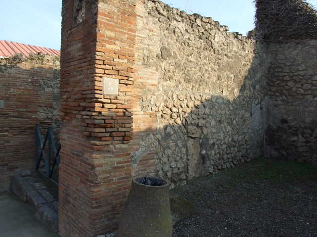 VIII.3.5 Pompeii. December 2007. Threshold or sill.