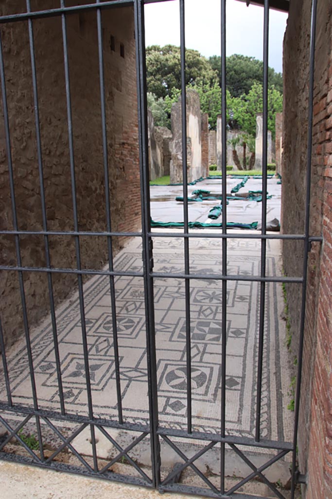 VIII.3.8 Pompeii. May 2024.
Looking south through entrance doorway towards atrium and peristyle. Photo courtesy of Klaus Heese.