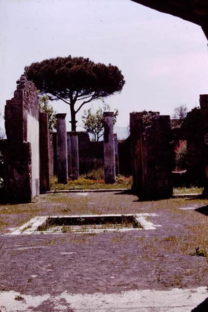 VIII.3.8 Pompeii. 1964. Looking south across atrium towards peristyle. Photo by Stanley A. Jashemski.
Source: The Wilhelmina and Stanley A. Jashemski archive in the University of Maryland Library, Special Collections (See collection page) and made available under the Creative Commons Attribution-Non Commercial License v.4. See Licence and use details.
J64f0026