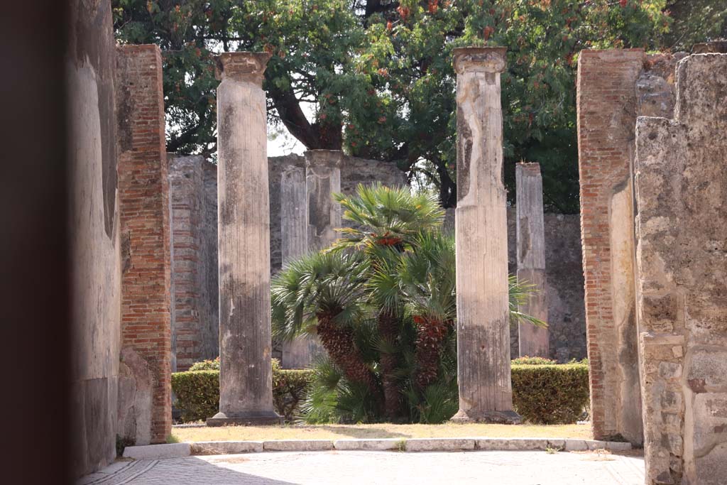VIII.3.8 Pompeii. September 2019. Looking south through tablinum into the peristyle.
Photo courtesy of Klaus Heese.
