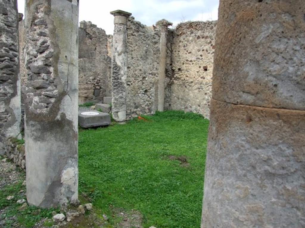 VIII.3.27 Pompeii. December 2007. Looking north west across garden area.