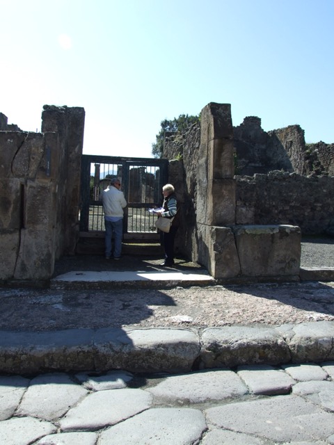 VIII.5.2 Pompeii. March 2009. Room 1. Atrium. Looking south.