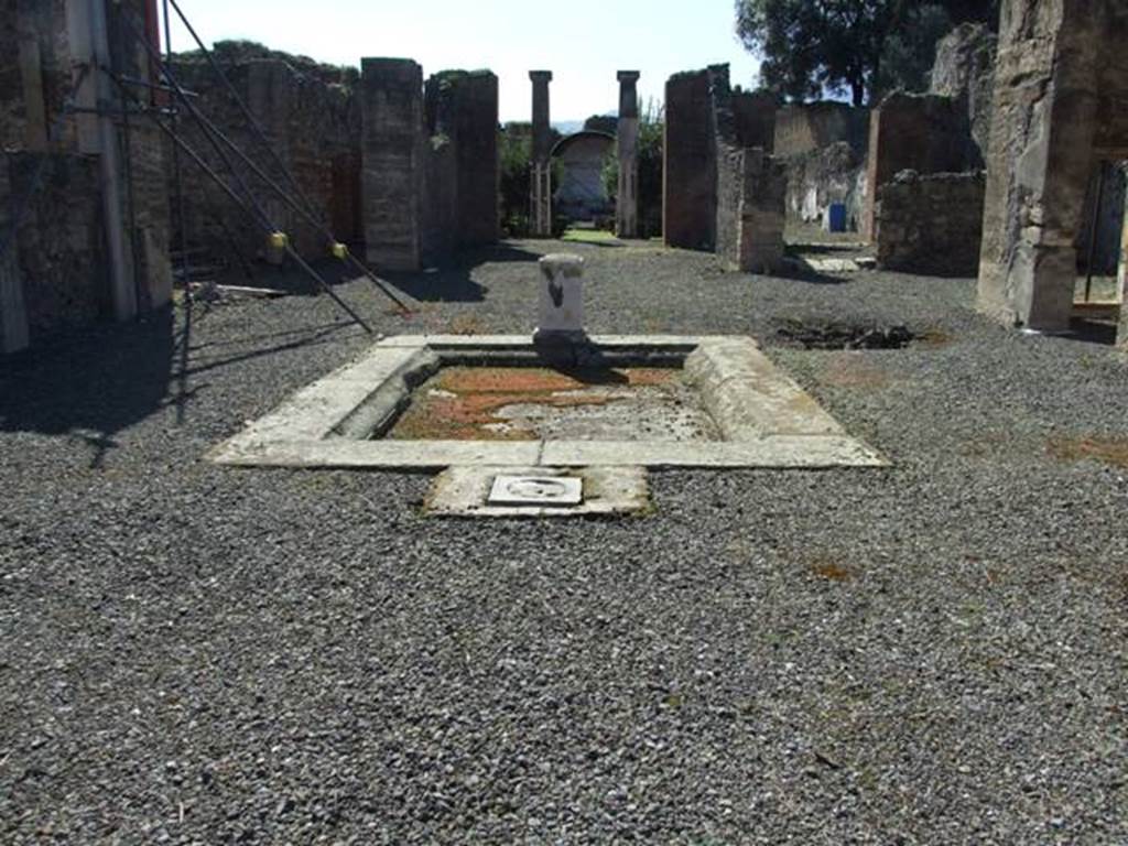 VIII.5.2 Pompeii. March 2009. Room 1. Atrium. Looking south.