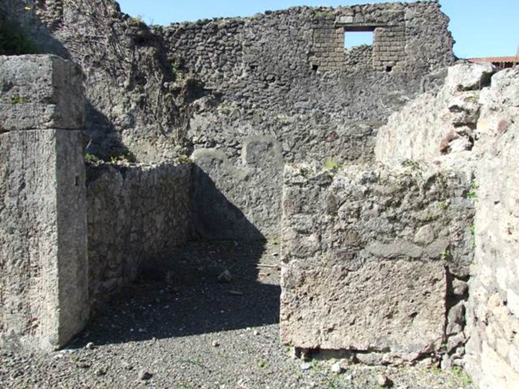 VIII.5.2 Pompeii. March 2009. Doorway to Room 2. Cubiculum.