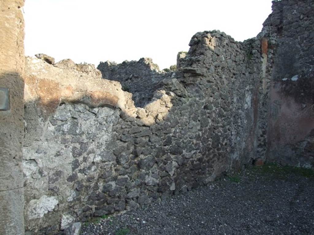 VIII.5.4 Pompeii. Shop. December 2007. East wall.