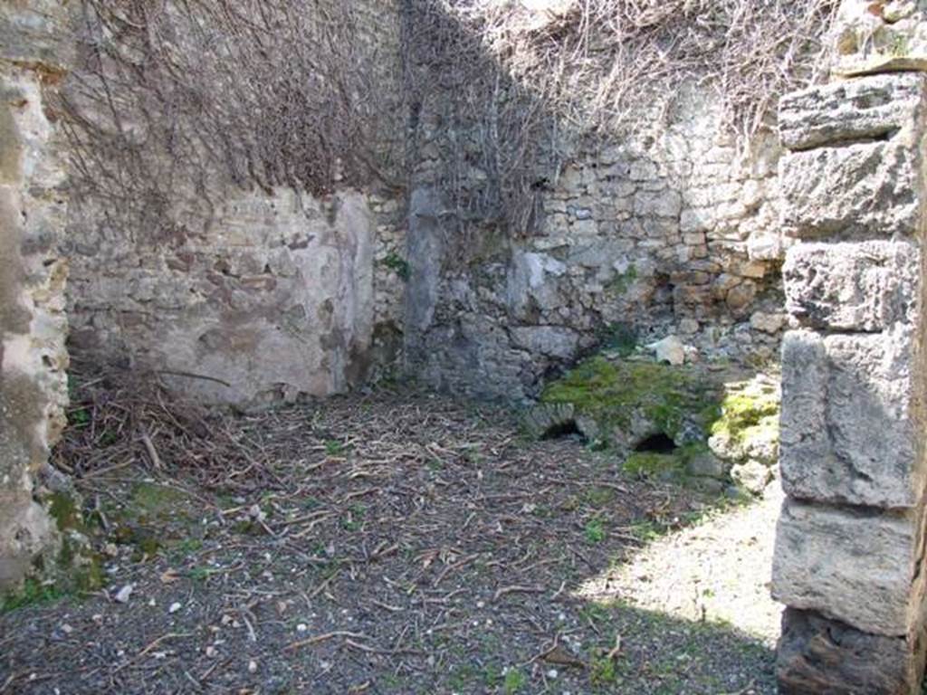 VIII.5.9 Pompeii. March 2009. Room 21. Kitchen. Looking south west.