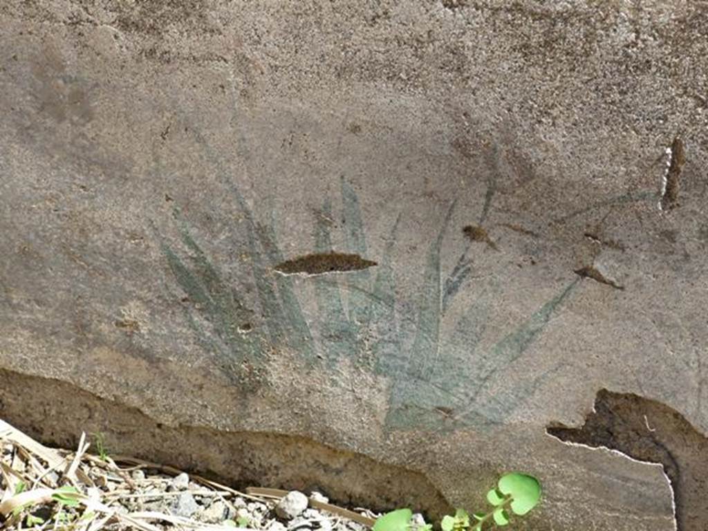 VIII.5.39 Pompeii. March 2009. Room 8, Painted plant decoration.