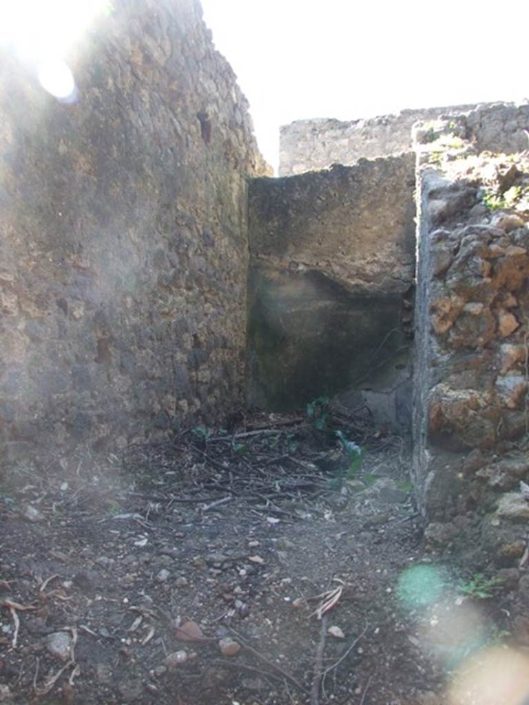 VIII.6.6 Pompeii. March 2009. Room in the south west corner. Looking west.