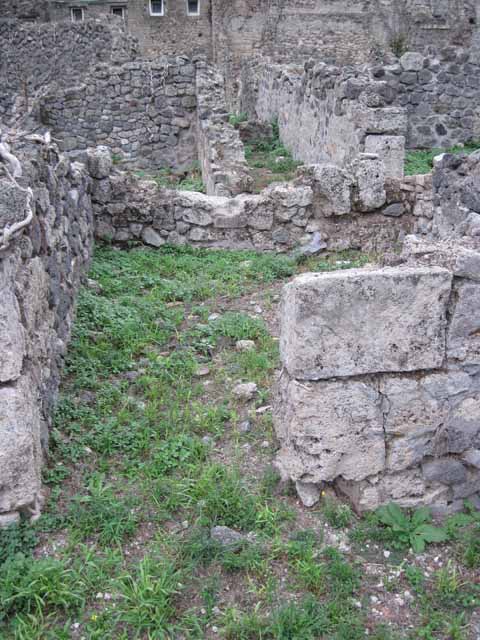 VIII.7.8 Pompeii. September 2010. Rear workshop room, north-west corner. Photo courtesy of Drew Baker.

