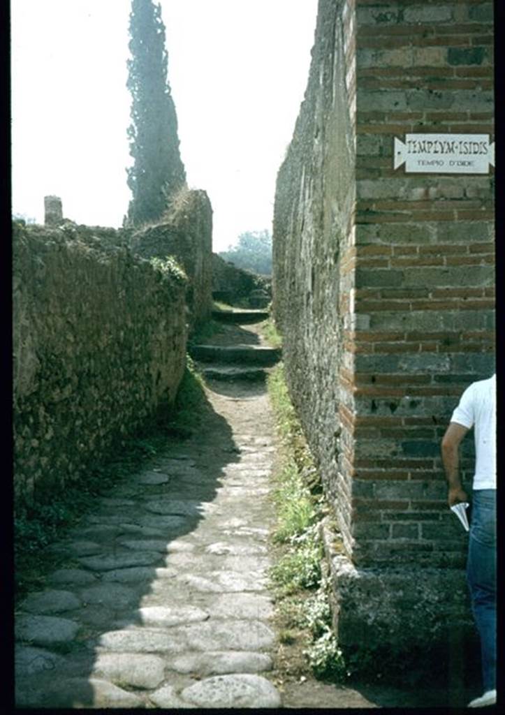 VIII.7.27 Pompeii.  Entrance to passage leading to summa cavea of Large Theatre. Photographed 1970-79 by G�nther Einhorn, picture courtesy of his son Ralf Einhorn.