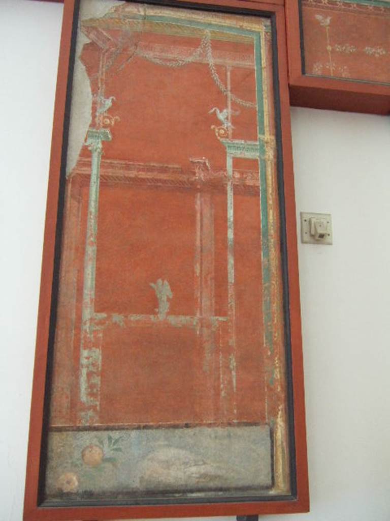 VIII.7.28 Pompeii. Painted panel. Now in Naples Archaeological Museum.