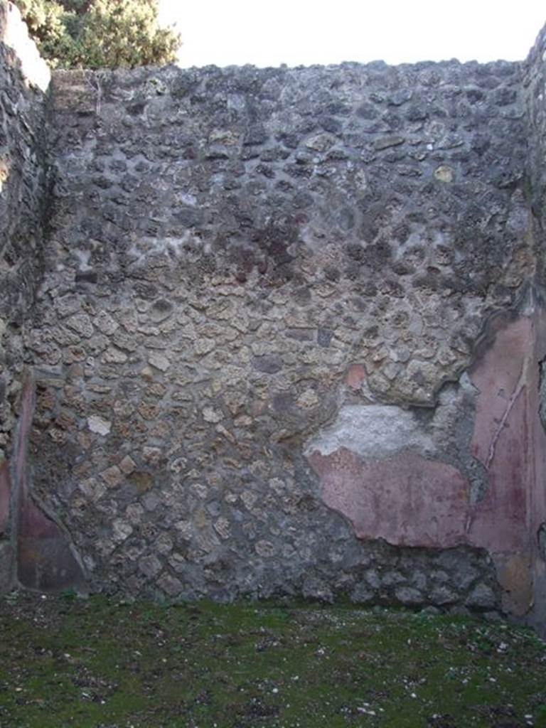 VIII.7.28 Pompeii. March 2009. South wall of sleeping room.