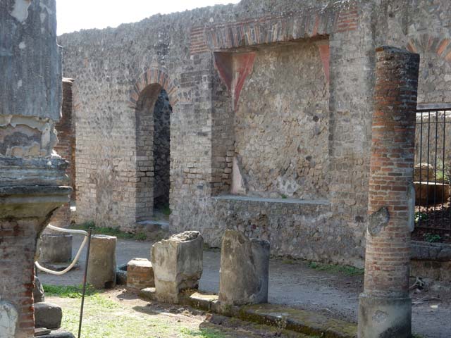 VIII.7.28 Pompeii.  Painting of north wall of the Ekklesiasterion. 