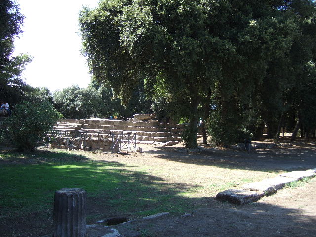 VIII.7.31 Pompeii. September 2005. Doric Temple. South west corner.