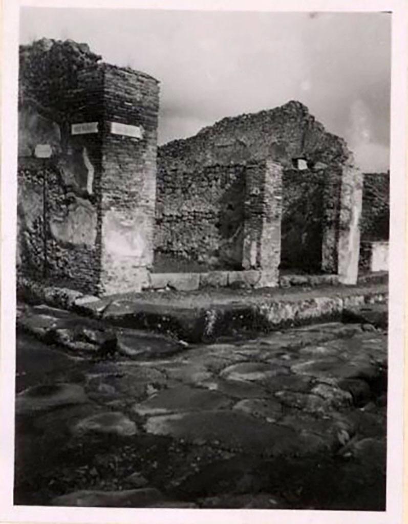 IX.1.2 Pompeii.  March 2009.  South wall, with base for stairs to upper floor, and Latrine underneath.