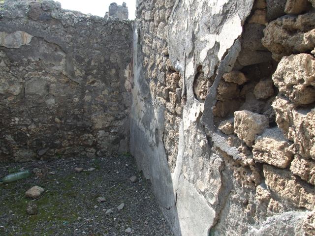 IX.2.17 Pompeii. March 2009. Room 5, Tablinum. North west corner, and North wall.