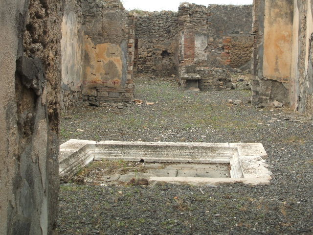 IX.2.18 Pompeii. March 2009. Room 1. Atrium, looking west.