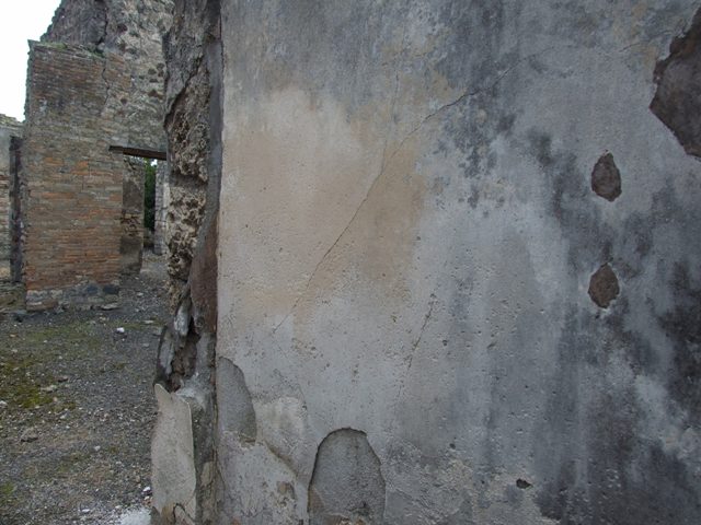 IX.2.21 Pompeii. March 2009. Room 2, south wall, and south-west corner.