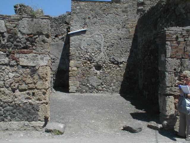 IX.3.4 Pompeii. March 2009. East wall.