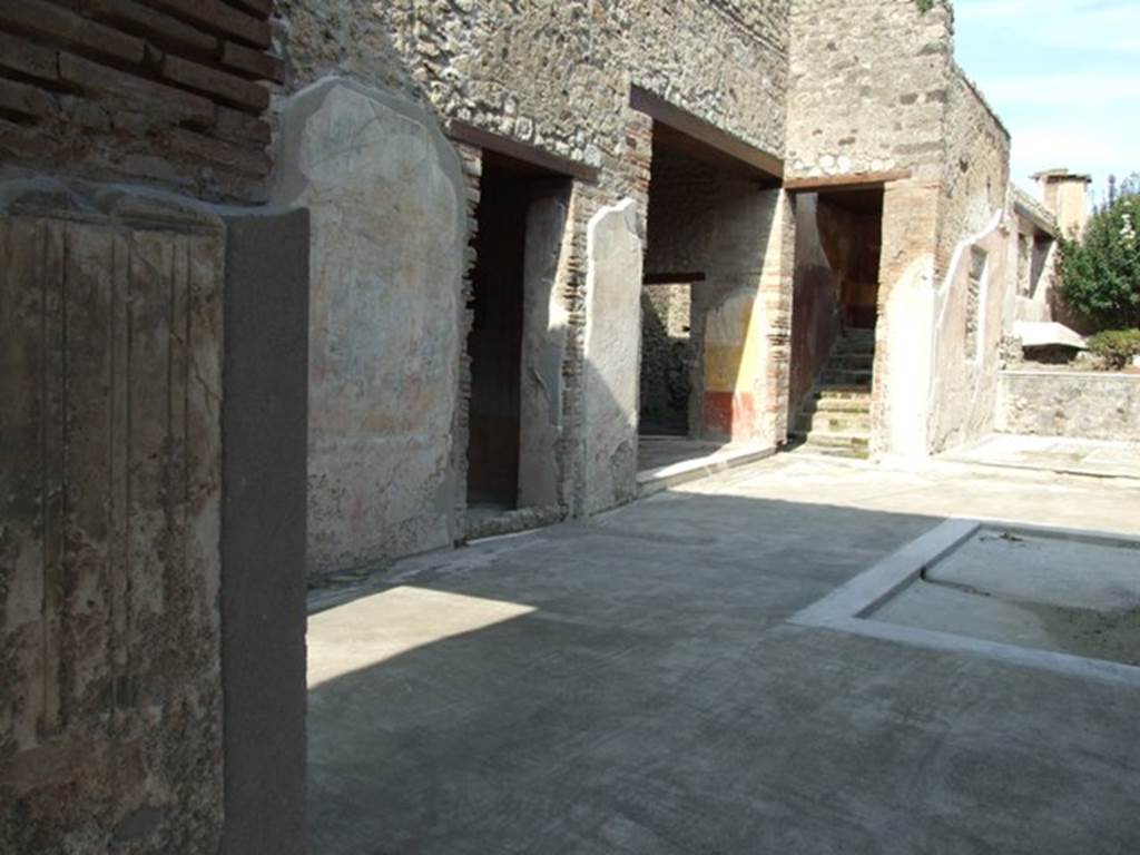 IX.3.5 Pompeii. March 2009. Room 3. Atrium. North side.