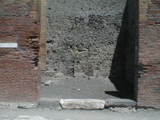 IX.3.6 Pompeii. December 2007. North wall. Stairs to upper floor.