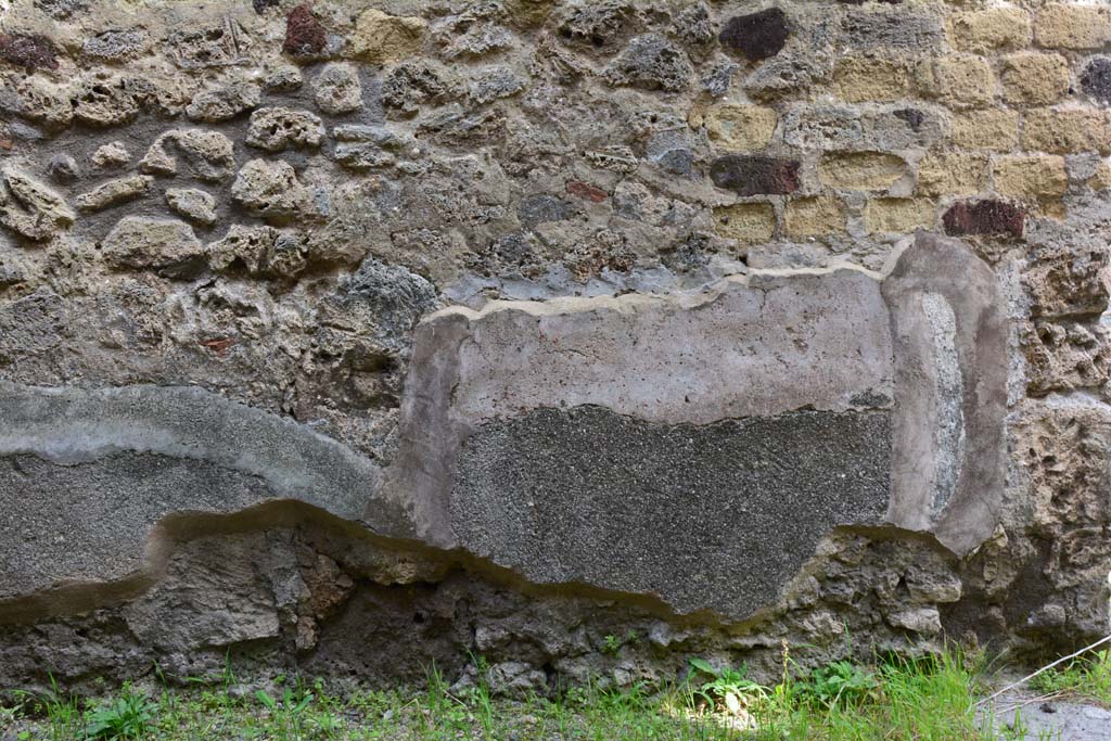 IX.5.2 Pompeii. March 2017. Corridor �m�, detail from zoccolo of lower east wall.
Foto Christian Beck, ERC Grant 681269 D�COR.

