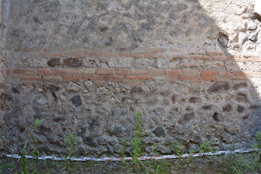 IX.5.2 Pompeii. May 2017. Room �n�, detail of lower west wall.
Foto Christian Beck, ERC Grant 681269 D�COR.

