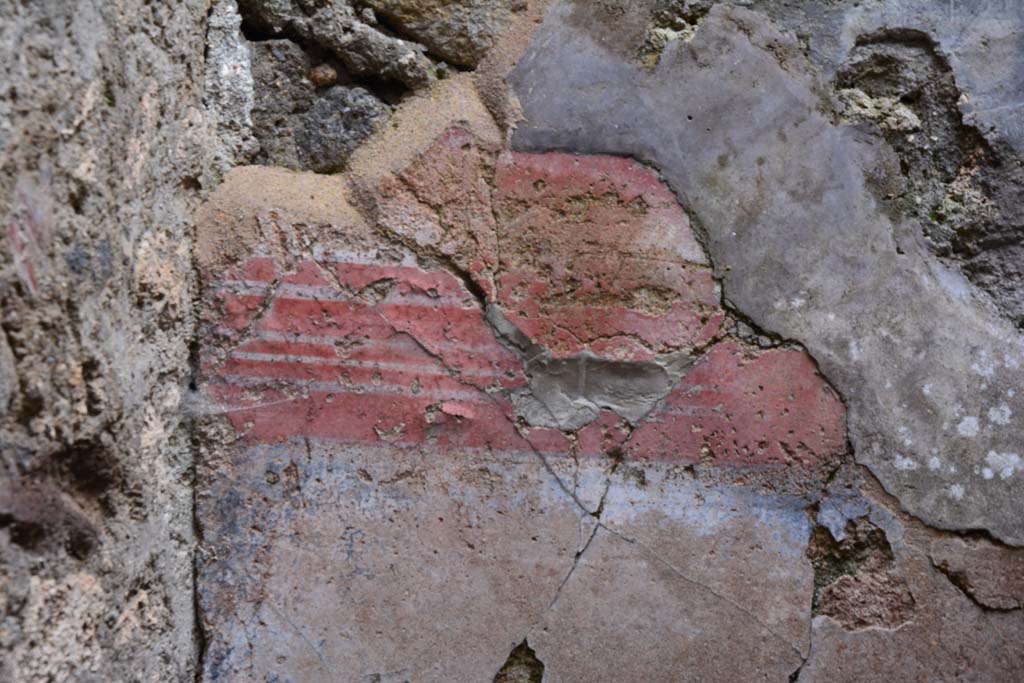 IX.5.2 Pompeii. March 2017. Room �n�, detail of remaining painted decoration.
Foto Christian Beck, ERC Grant 681269 D�COR.

