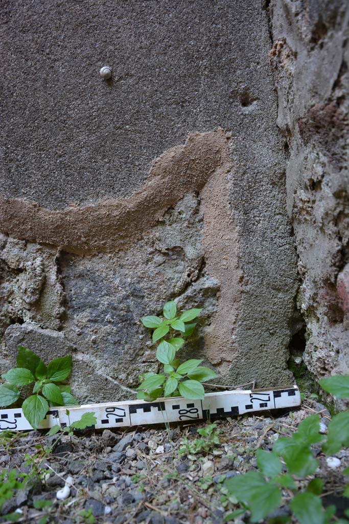 IX.5.2 Pompeii. May 2017. Room �o�, detail from lower south wall in south-west corner.
Foto Christian Beck, ERC Grant 681269 D�COR.
