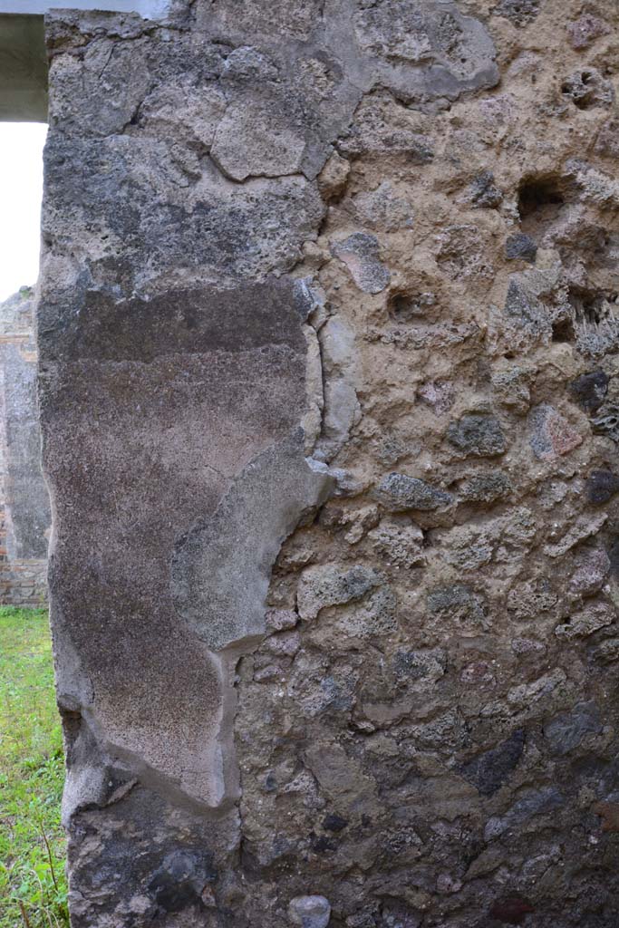 IX.5.2 Pompeii. March 2017. Room �z�, south wall with doorway to peristyle �p�.
Foto Christian Beck, ERC Grant 681269 D�COR.
