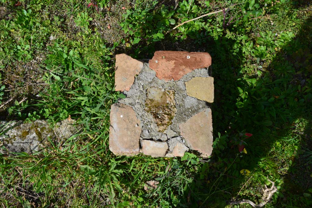 IX.5.2 Pompeii. March 2017. Peristyle �p�, masonry base on south side of peristyle.
Foto Christian Beck, ERC Grant 681269 D�COR.
