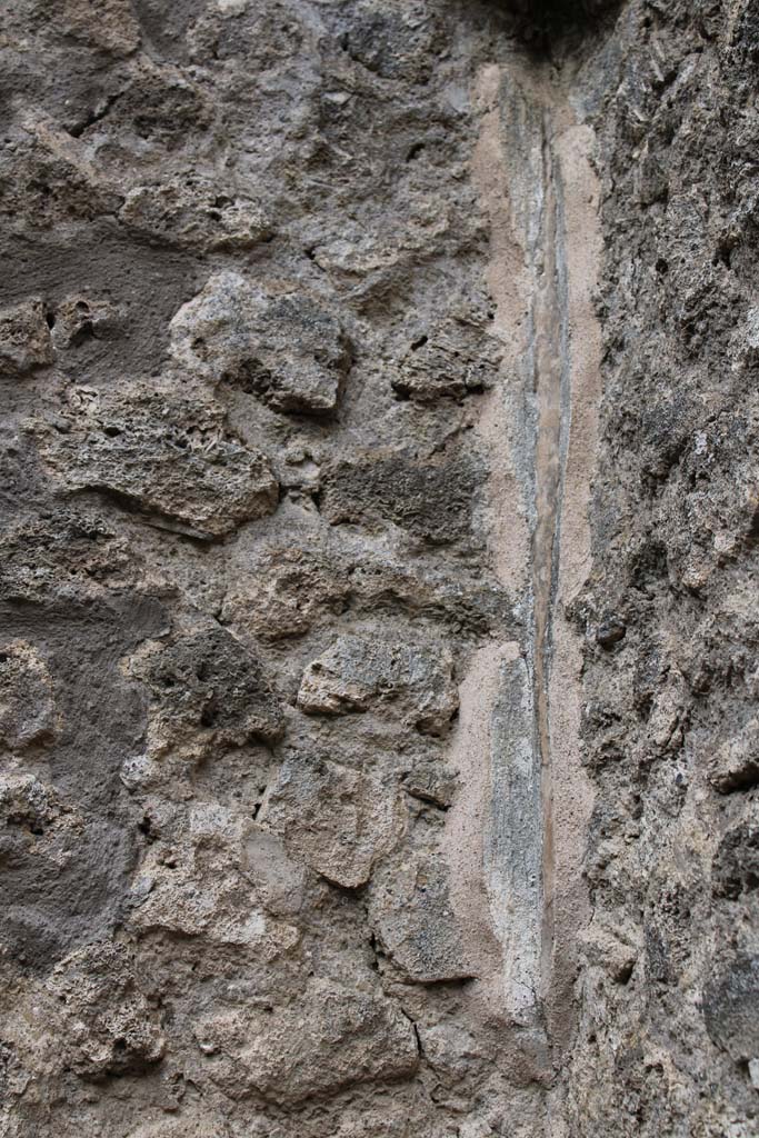 IX.5.4 Pompeii. March 2019. Room d, detail from upper south-west corner.
Foto Christian Beck, ERC Grant 681269 D�COR.
