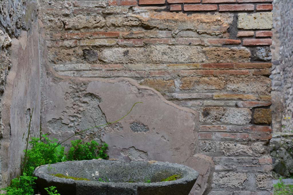IX.5.4 Pompeii. March 2017. Room d, north wall in north-west corner.
Foto Christian Beck, ERC Grant 681269 D�COR.
