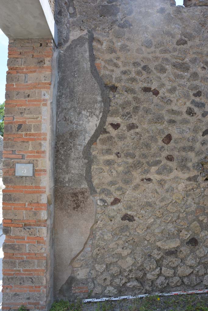 IX.5.5 Pompeii. May 2017. East wall in north-east corner.
Foto Christian Beck, ERC Grant 681269 DÉCOR.