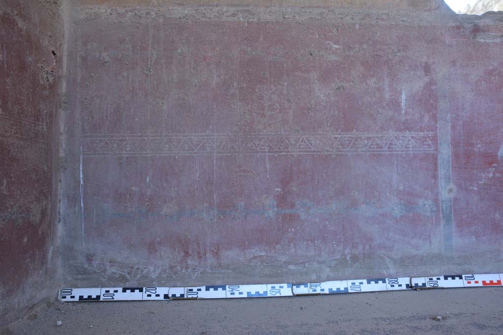 IX.5.6 Pompeii. May 2017. Room i, detail of zoccolo on south wall in south-east corner.      
Foto Christian Beck, ERC Grant 681269 D�COR.
