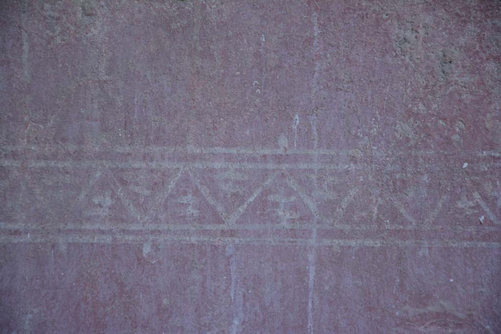 IX.5.6 Pompeii. May 2017. Room i, detail of painted decoration on zoccolo on south wall in south-east corner.      
Foto Christian Beck, ERC Grant 681269 D�COR.
