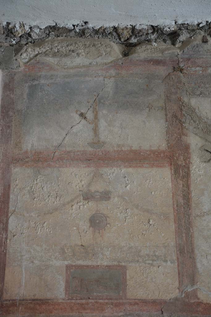 IX.5.6 Pompeii. May 2017. Room i, upper west wall at south end.
Foto Christian Beck, ERC Grant 681269 D�COR.
