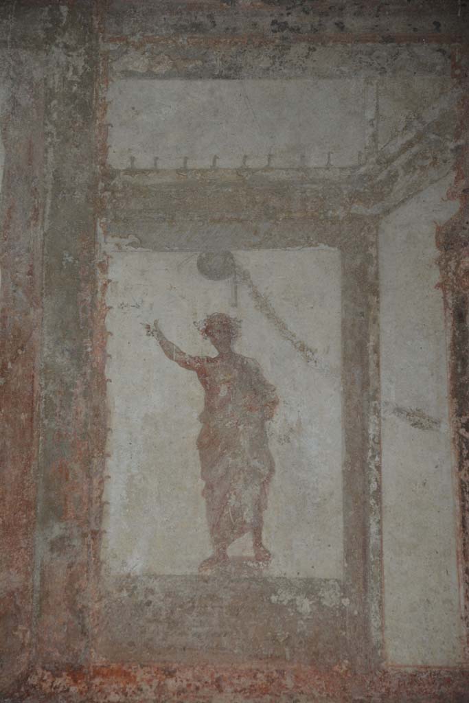 IX.5.6 Pompeii. May 2017. Room i, upper west wall on north side of central panel.
Foto Christian Beck, ERC Grant 681269 D�COR.

